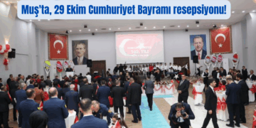 Muş'ta, 29 Ekim Cumhuriyet Bayramı resepsiyonu! Muş’ta, 29 Ekim Cumhuriyet Bayramı resepsiyonu!