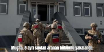 Muş’ta, 5 ayrı suçtan 20 yıl hapis cezası olan hükümlü yakalandı!
