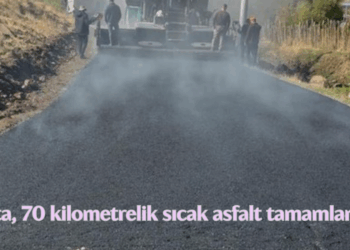 Muş'ta, 70 kilometrelik sıcak asfalt tamamlandı! Muş’ta, 70 kilometrelik sıcak asfalt tamamlandı!