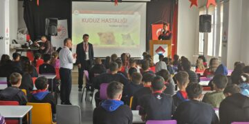 Muş’ta, öğrencilere Kuduz ve KKKA farkındalık eğitimi!