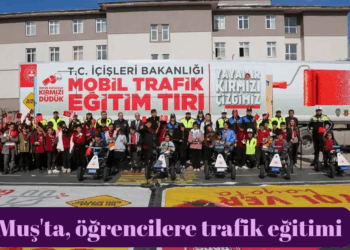 Muş'ta, öğrencilere trafik eğitimi! Muş’ta, öğrencilere trafik eğitimi!