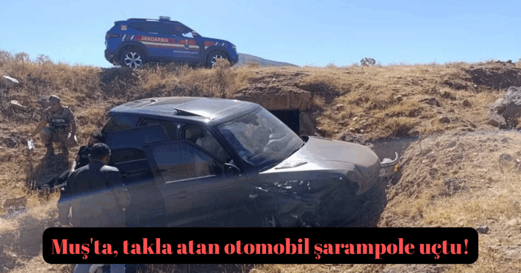 musta takla atan otomobil sarampole uctu habermeydan