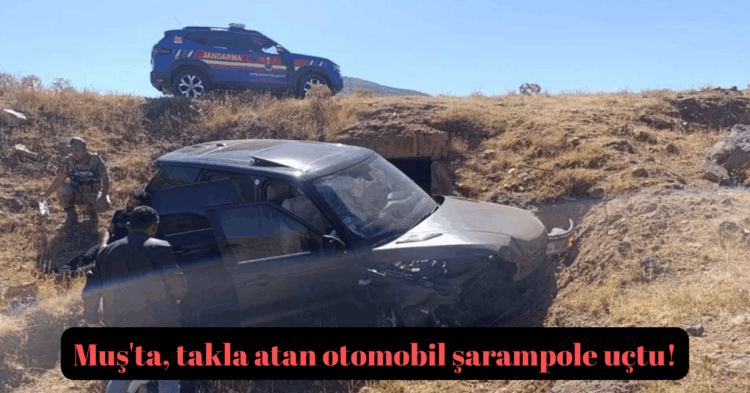 musta takla atan otomobil sarampole uctu habermeydan