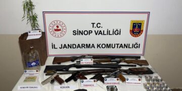 Sinop Erfelek’te, jandarmadan uyuşturucu operasyonu!
