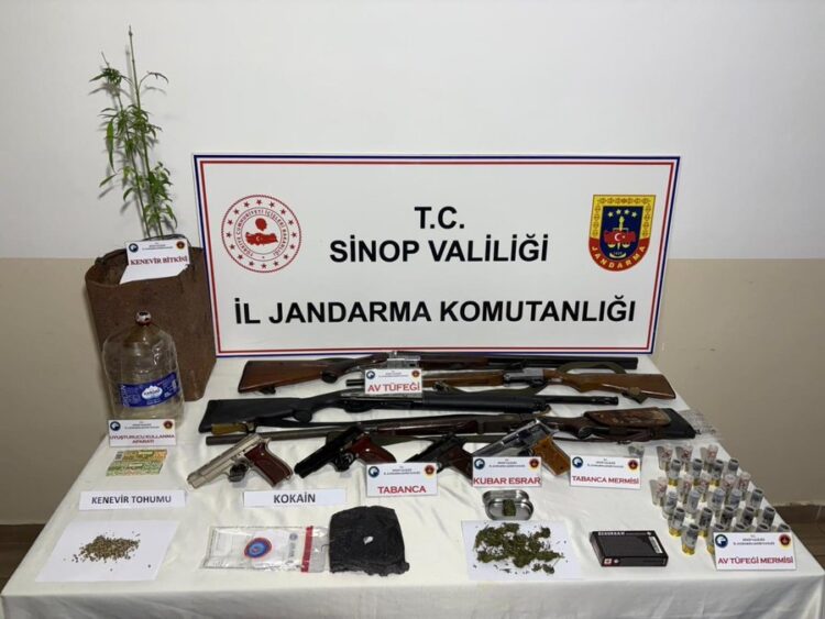 sinop erfelekte jandarmadan uyusturucu operasyonu habermeydan