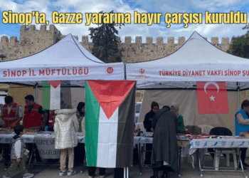 Sinop'ta, Gazze yararına hayır çarşısı kuruldu! Sinop’ta, Gazze yararına hayır çarşısı kuruldu!