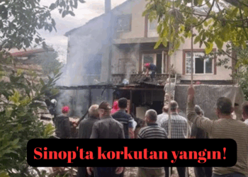 Sinop’ta korkutan yangın!