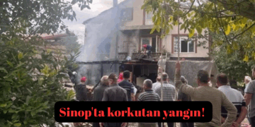 Sinop’ta korkutan yangın!