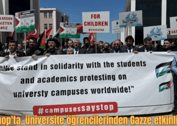 Sinop’ta, üniversite öğrencilerinden Gazze etkinliği!