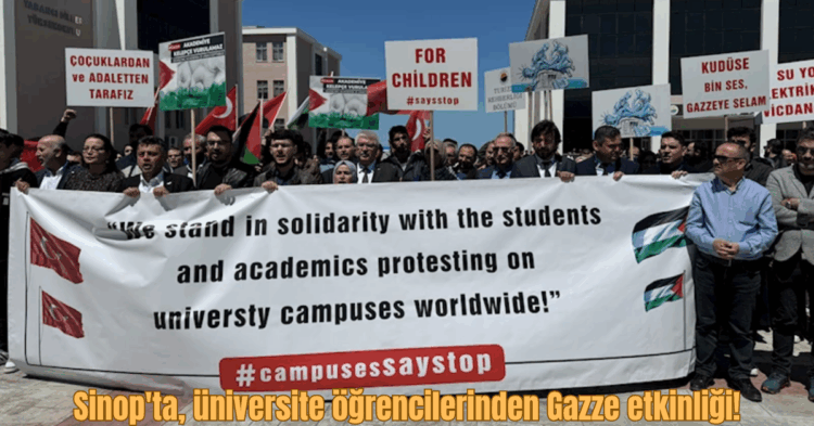 sinopta universite ogrencilerinden gazze etkinligi habermeydan