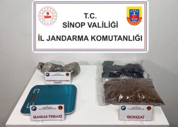 Sinop’ta, uyuşturucu operasyonunda 2 gözaltı!
