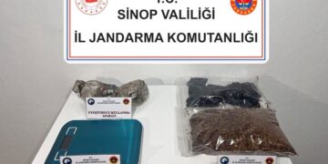 Sinop’ta, uyuşturucu operasyonunda 2 gözaltı!