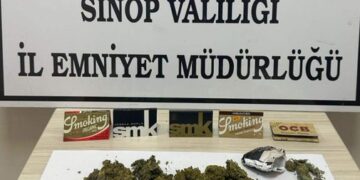 Sinop’ta, uyuşturucu operasyonu!