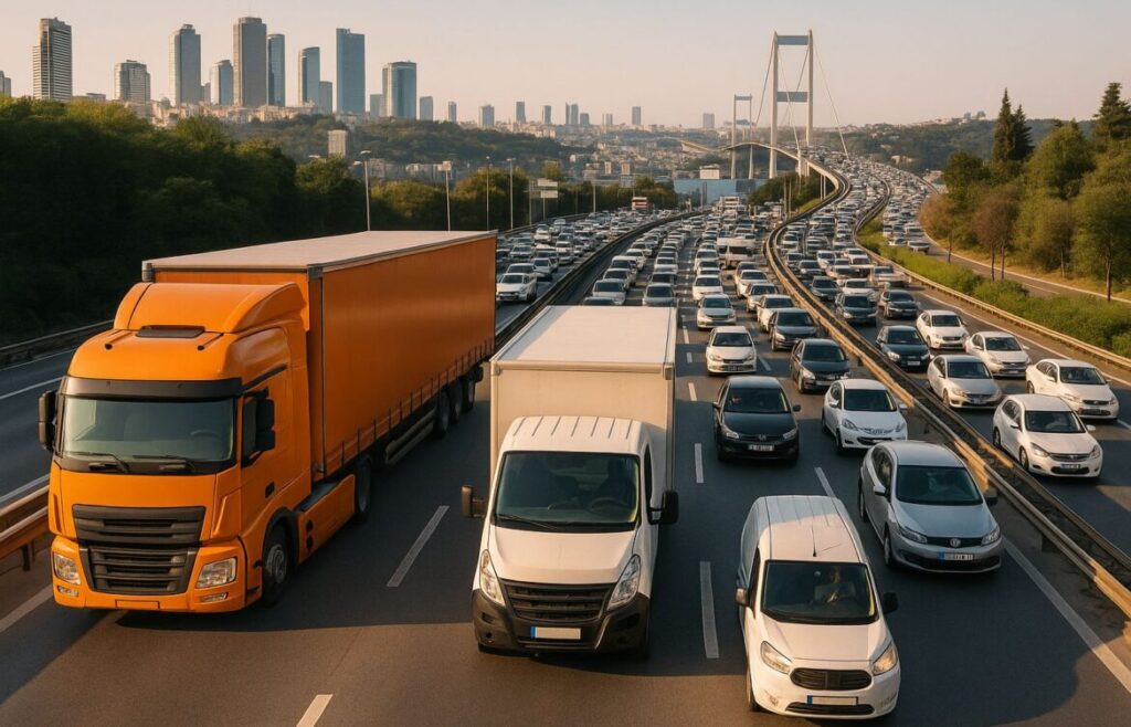 İstanbul’da Cumhuriyet Bayramı trafiği yüzde 69’a yükseldi trafik yogunlugu habermeytdan