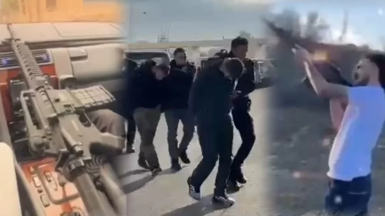 Sosyal medya üzerinden silahlı paylaşım yapan 9 kişiye gözaltı Sosyal medya uzerinden silahli paylasim yapan habermeydan