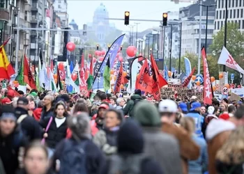 Belçika’da işçi grevi nedeniyle günlük yaşam durdu