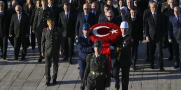 Cumhurbaşkanı Erdoğan ve devlet erkanı Anıtkabir’de