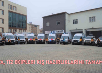 Muş’ta, 112 ekipleri kış hazırlıklarını tamamladı!