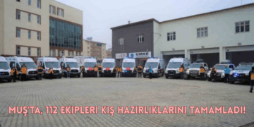 Muş’ta, 112 ekipleri kış hazırlıklarını tamamladı!