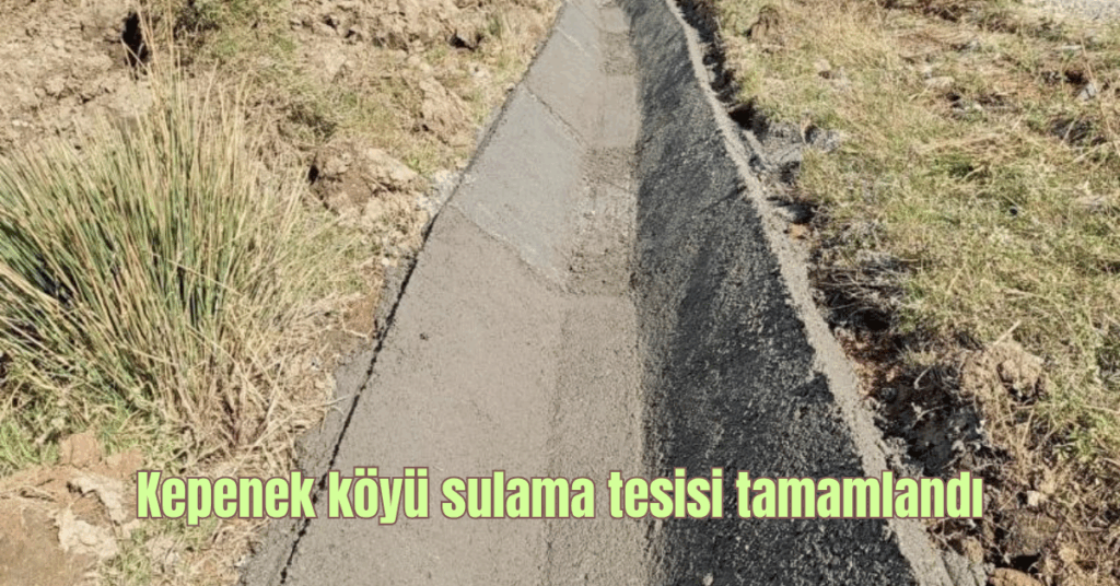 Muş'un Kepenek köyü'nde yapılan sulama tesisi tamamlandı! musun kepenek koyunde yapilan sulama tesisi yamamlandi habermeydan