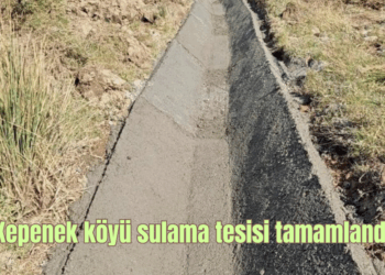 Muş'un Kepenek köyü'nde yapılan sulama tesisi tamamlandı! Muş’un Kepenek köyü’nde yapılan sulama tesisi tamamlandı!