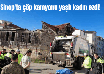 Sinop Belediyesi'ne ait çöp kamyonu önünden geçen yaşlı kadını ezdi! Sinop Belediyesi’ne ait çöp kamyonu önünden geçen yaşlı kadını ezdi!