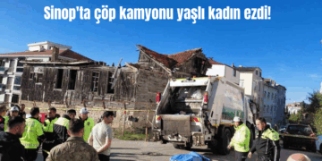 Sinop Belediyesi'ne ait çöp kamyonu önünden geçen yaşlı kadını ezdi! Sinop Belediyesi’ne ait çöp kamyonu önünden geçen yaşlı kadını ezdi!