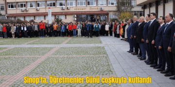 Sinop’ta, Öğretmenler Günü coşkuyla kutlandı!
