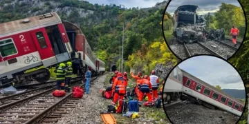 Slovakya’da tren faciası: Yolcu trenleri kafa kafaya çarpıştı, çok sayıda yaralı var Slovakya’da tren faciası: Yolcu trenleri kafa kafaya çarpıştı, çok sayıda yaralı var