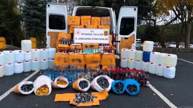 "Alkollü İçki Kaçakçılığı ve Sahteciliğine” yönelik operasyon! Alkollu Icki Kacakciligi ve Sahteciligi habermeydan