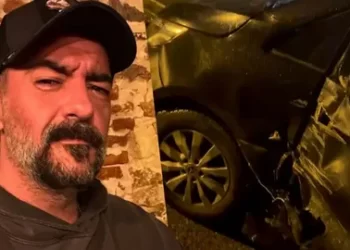 Celil Nalçakan trafik kazası geçirdi Celil Nalçakan trafik kazası geçirdi