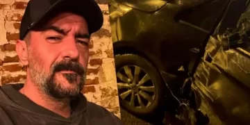 Celil Nalçakan trafik kazası geçirdi Celil Nalçakan trafik kazası geçirdi