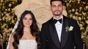 Hazal caglar Samet Akaydin evlendi1 habermeydan