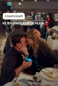 Nezir cinarli Hayal Koseoglu evlilik teklifi1 habermeydan