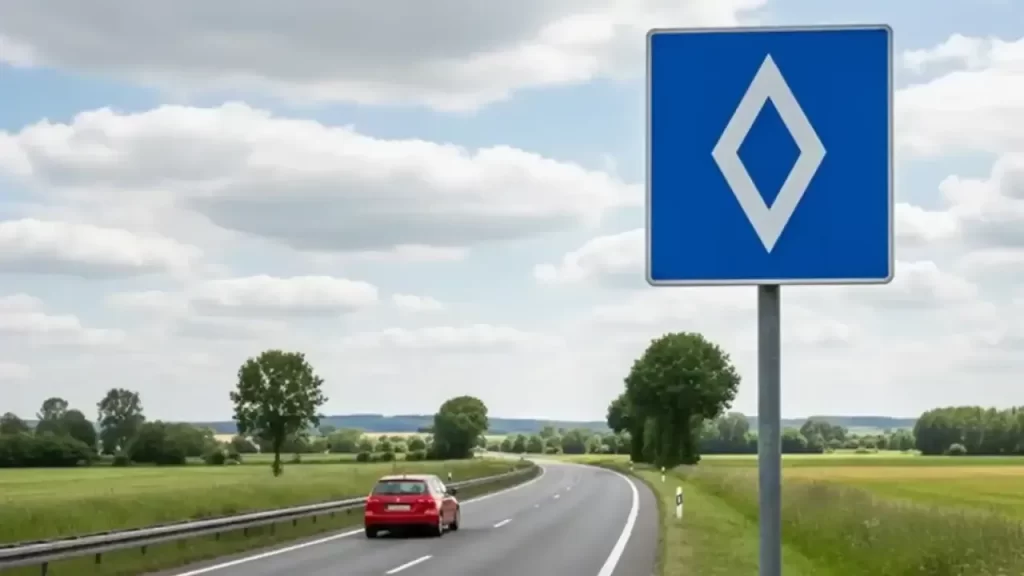 Baklava dilimli trafik levhası Avrupa otoyollarında kullanılmaya başladı baklava dilimli trafik isareti habermeydan