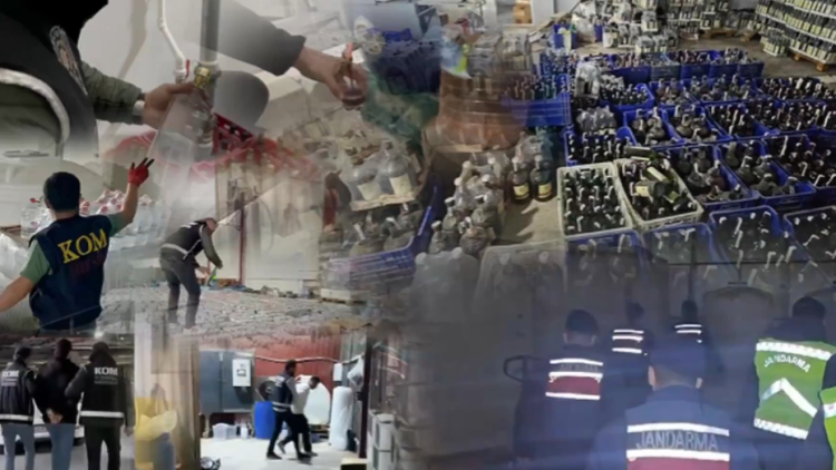 kacak alkol operasyonu habermeydan