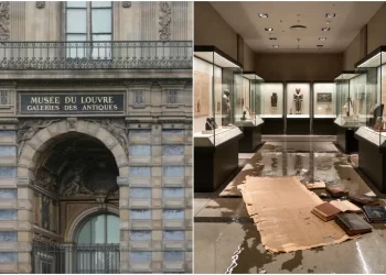 Louvre Müzesi’nde su sızıntısı: 400 nadir kitap hasar gördü Louvre Müzesi’nde su sızıntısı: 400 nadir kitap hasar gördü