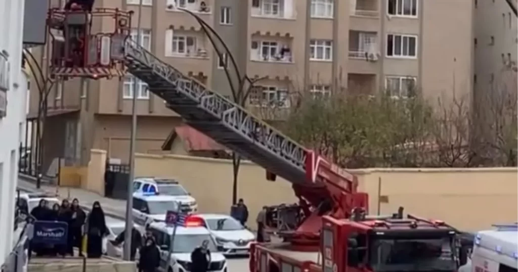 Muş'ta, bir apartmanda korku dolu anlar! musta bir apartmanda korku dolu anlar habermeydan