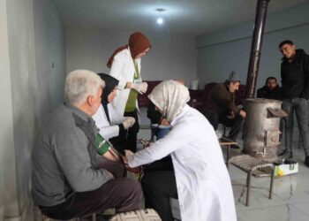 Muş’un, köy ve mezralarında mobil sağlık taraması!