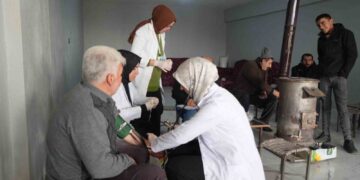 Muş’un, köy ve mezralarında mobil sağlık taraması!