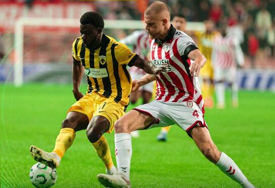 Samsunspor, Konferans Ligi'nde ilk yenilgisini AEK'dan aldı! samsunspor konferans liginde ilk yenilgisini aekdan aldi habermeydan e1765483499744