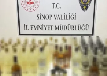 Sinop’ta, yılbaşı öncesi kaçak ve sahte içki operasyonu!