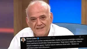 Ahmet cakar Hadiseden ozur diledi1 habermeydan