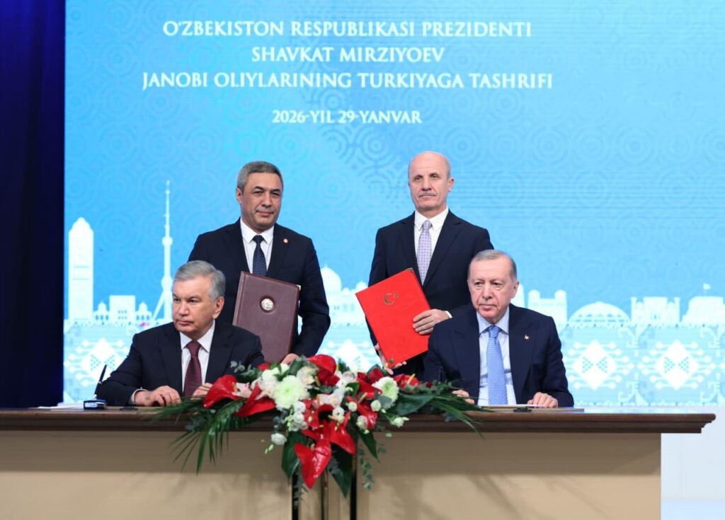 Turkiye ile Ozbekistan arasinda anlasma habermeydan