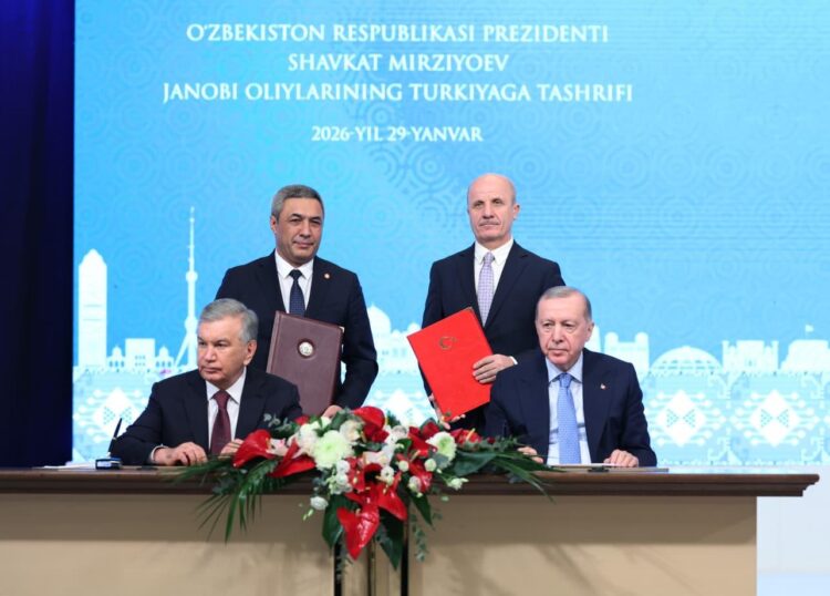 Turkiye ile Ozbekistan arasinda anlasma habermeydan