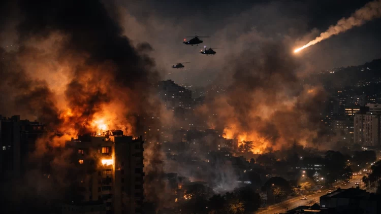 ABD Venezuela’nın başkenti Caracas’ı hedef aldı ABD Venezuela’nın başkenti Caracas’ı hedef aldı.