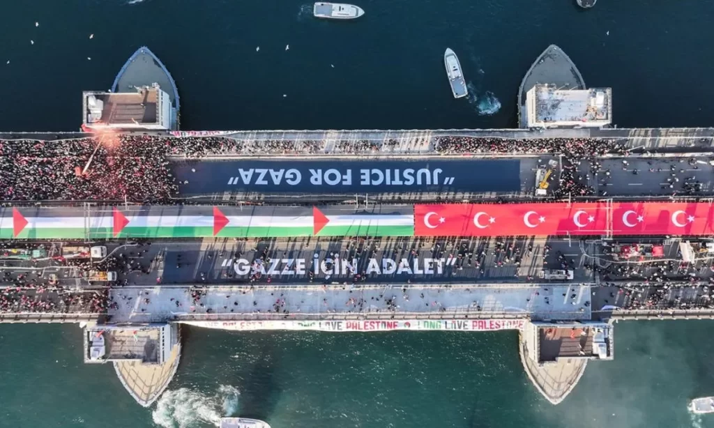 gazze icin yuruyus habermeydan