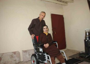 Muş Malazgirt’te, engelli bireylere tekerlekli sandalye desteği!