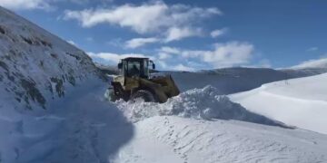 Muş’ta, karda kapanan 264 köy yolu ulaşıma açıldı!