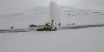 Muş’ta, 51 köy yolu yoğun kar nedeniyle ulaşıma kapandı!